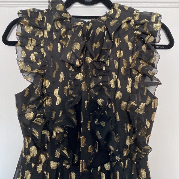 Madewell Metallic Dot Dress - Picture 6 of 9